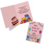 Festiko 1 Pc Happy Birthday Greeting Card, Birthday Cards, Happy Birthday Card for Girls/Best Friend/Daughter/Boyfriend/Husband/Wife/Boys