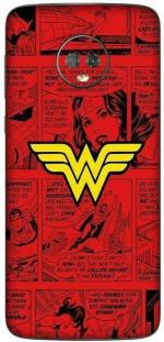 aadia Motorola Moto G6 Matte Vinyl Superhero Printed Mobile Skin Sticker with Scratch Resistant Lamination