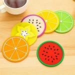 MIRANSHI ENTERPRISE Fruit Shape Table Coasters | Fun Table Coasters for Kids | One Pack with 6 PCS