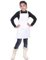 Switchon Multipurpose White Waterproof Polyester and Polyester Blend Apron for Kids 52 x 40.2 cm