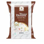 Khana Khazana Pure Basmati Rice, Premium Quality Aged Long Grain Rice 5 Kg | XXXL 1121