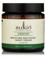 Sukin Australian Natural Signature Moisture Restoring Night Cream | Sukin Skin Repair Cream | Moisturizing Cream for Dry Skin | Natural Night Cream | Hydrating & Paraben-Free | Anti-Aging | Eco-Friendly & Sulfate-Free | 120Ml