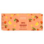 Aroma Treasures Fruit Fizzies Sinful Indulgence manicure & pedicure kit with Fizz ball (Orange & Chocolate)