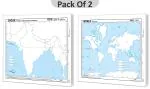 GO WOO SMALL - 100 INDIA PHYSICAL OUTLINE MAP and WORLD PHYSICAL OUTLINE MAP FOR SCHOOL