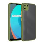 Empire Accessories Realme Narzo 50I Green Polycarbonate Smoked Matte Back 360 Degree Protection Back Case Cover
