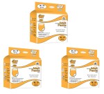 BON BON Premium Medium Adult Diapers Pant Style (M- 20-47 INCH) Pull Up Diapers M 30 PCS With Soft Ultra Leak Guard and Anti-Bacterial Absorbent Core (M Pack of 3)