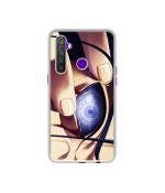 Casotec Anime Naruto Eye DesignPrinted Silicon Soft TPU Back Case Cover for Realme 5 Pro