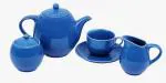 Hitkari Porcelain Blue Ocean tea set 17 Pc.