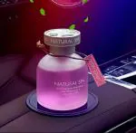 Dhairya Creations Natural Spa White Musk Fragrance Purple Car Perfume For Car Dashboard