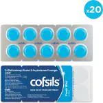 Cipla Cofsils Lozenges, Quick Relief From Sore Itchy, Scratchy Throat, Fresh Mint (Pack Of 20)