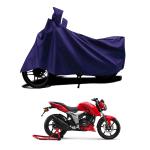 KEDIT New TVS Apache RTR 160 4V Dis Water Resistant - UV Protection & Dust Proof Full Bike - Scooty Two Wheeler Body Cover for Navy Blue KE-460