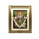 pujaNpujari White pearl beads mala, mala for photo frame, mala for god idol, pearl garland for photo frames