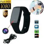 SIOVS Band Watch RR44 Spy Camera with Video Audio Recording 1920 x 1080p 64 GB, 1 Channel AVI HDMI (Black)