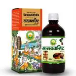 Basic Ayurveda Saraswatarishta Natural Formulation With Gold 450 ml Pack of 3