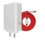 KIZZY 100W SuperVOOC USB Fast Charger Adapter Compatible with Oppo, Realme, OnePlus, Vivo, IQOO, Poco Next-Level Charging Performance, Power Up in Minutes, Unbeatable Speed for Type A to C 100 Watt - White