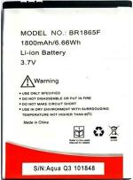 Mobcrown Giffen Mobile Battery Compatible with Intex Aqua Q3 (BR1865F) - 1800 mAh