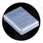 Scarlet Line Professional Small Double Sided Foldable Purse Mirror for Women Rectangle Magnifying Hand Mirror for Makeup Handy Compact Travel Mirror