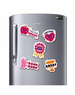 Deep Prints Rectangular Acrylic Quotes Fridge Magnets (7.6 x 10.2 cm)