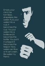 Askprints ACE Non Tearable Synthetic Material Bruce Lee Poster (13x19 inch)