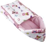 PandaOriginals FunBaby Cushioned Baby Sleeping Bag/Safety Bag/Wrapper/Carrier (Pink)