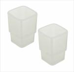 Glass toothbrush stand for bathroom tumbler holder stand for washbasin brush stand holder bathroom