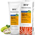BSY Noni Sunscreen Lotion | SPF 50 PA+++ | Noni and Soy Milk Extract | No White Cast | Broad Spectrum UVA/UVB | For All Skin Types | For Women & Men, 60ml