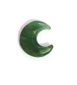 Astroghar Green Natural Aventurine Half Moon Shaped Crystal For Reiki And Chakra Healing