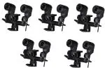 HIFFIN E27 2 in 1 Set of 5 Pcs Photo Studio Bulb Holder Base Socket Lamp Bulb Holder Adapter for Photo Video Studio Softbox Video Light - Black
