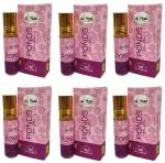 al hiza Pondz Roll-On Real And Natural Attar, 6 Ml Each (Pack Of 6)