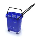 Bigapple Heavy Weight King Shopping Trolley, Load Capacity 42 L (Blue)