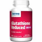 Jarrow Formulas Reduced Glutathione Intracellular Antioxidant 500mg 60 Veggie caps