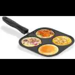 Non Stick Mini Uttapam Pan , Pancake Pan , Multi Snack Maker 4 in 1 , Premium Grill Pan Mini Pan Uttapam Tawa Non Stick Uttapam Pan for Cooking Multi Snack Maker (Aluminium, Non-Stick).