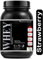 Naturewell Gold Standard Protein Powder - Strawberry, 350 Gram