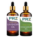 PRZ Combo Of Lavender and Lemongrass Essential Oil 15 ml Each (Combo Of 2)