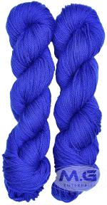 Simi Enterprise Deep Royal Wool Ganga Alisha Deep Royal Hank Hand Knitting Wool Art Craft Soft Fingering Crochet Hook Yarn, Needle Knitting Yarn Thread Dye, 400 G