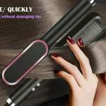 RADHE VISION 360-Degree Rotating Hair Straightener Comb for Women & Men | Hair Styler, Straightener Machine