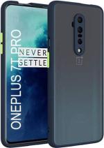 MobiLooks Mobile Accessories for OnePlus 7t Pro , 1+7t Pro Blue Lightweight, Shock-Absorbent Back Cover