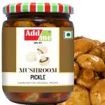 Add Me Mushroom Pickle 500gm Glass Pack Homemade Button Mushroom Pickles 500 gm