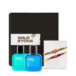 Rakhi Gift Pack for Brother- Edge and Hydra Energy Perfume (30ml each) with 2 Rakhi