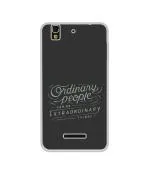 Casotec Quotes Pattern Print Design Printed Silicon Soft TPU Back Case Cover for Yu Yureka