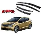Auto E-Shopping Chrome Line Door Visor for Tata Altroz Set of 4 Pieces