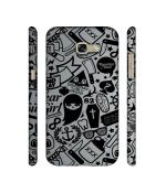 Casotec Discover Or Death Design 3D Printed Hard Back Case Cover for Samsung Galaxy A3 (2017)