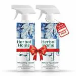 Herbal Home Natural Tap Cleaner Liquid | Hard Water Stain Remover for Tap & Kitchen | Limescale Remover | Shower Cleaner | Water Spot Cleaner (Pack of 2)