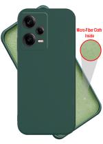 HUPSHY Back Cover For REDMI Note 12 Pro+ 5G (Green, Flexible, Silicon, Pack Of: 1)