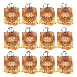 Pb PapyrusBolsys Floral Paper Bags, Small, Set of 12, Brown