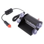 Cloudsale Blue, Red 8 Led Strobe Lights Blue Flasher Police Light