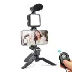 Eyuvaa Plastic Video Making Kit For Youtube Accessories Tripod Stand With Led Light