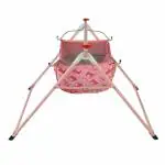 GHODIYA CRADLE SWING| WITH FULL PROTECTIVE NET COVER | COMPACT FOLDING & LIGHTWEIGHT- Pink