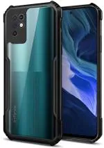 CarryWrap Back Cover for Infinix Note 10 (Black, Transparent, Grip Case, Pack of: 1)