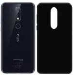 CarryWrap Back Cover for Nokia 6.1 Plus (Black)